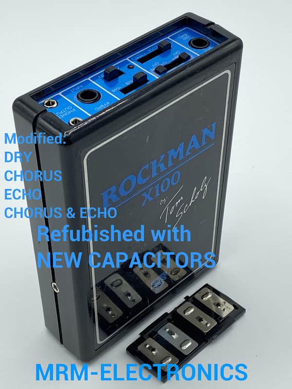 Rockman X100 Rev 10 w/Dry Mod (NEW CAPACITORS) SR&D Scholz Headphone Amplifier image 1