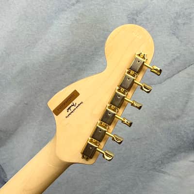 Squier Loaded Telecaster Deluxe Neck with Block Inlays, Black Painted Headstock Face image 3