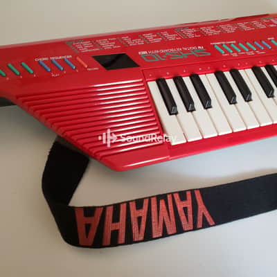 Yamaha SHS-10R Keytar – Red Version – Portable FM Synth – Printed Manual – Tested image 2