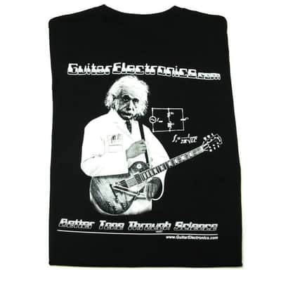 Guitar Electronics Guitar Electronics Einstein T-Shirt Black/2XL image 1