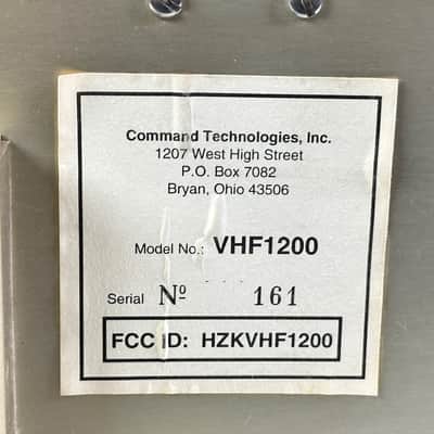 Commander VHF-1200 Six Meter Linear Amplifier 50-54 MHz image 14