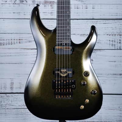 Schecter C-1 FR-S 50th Anniversary Electric Guitar w/Case | Gold Burst image 1
