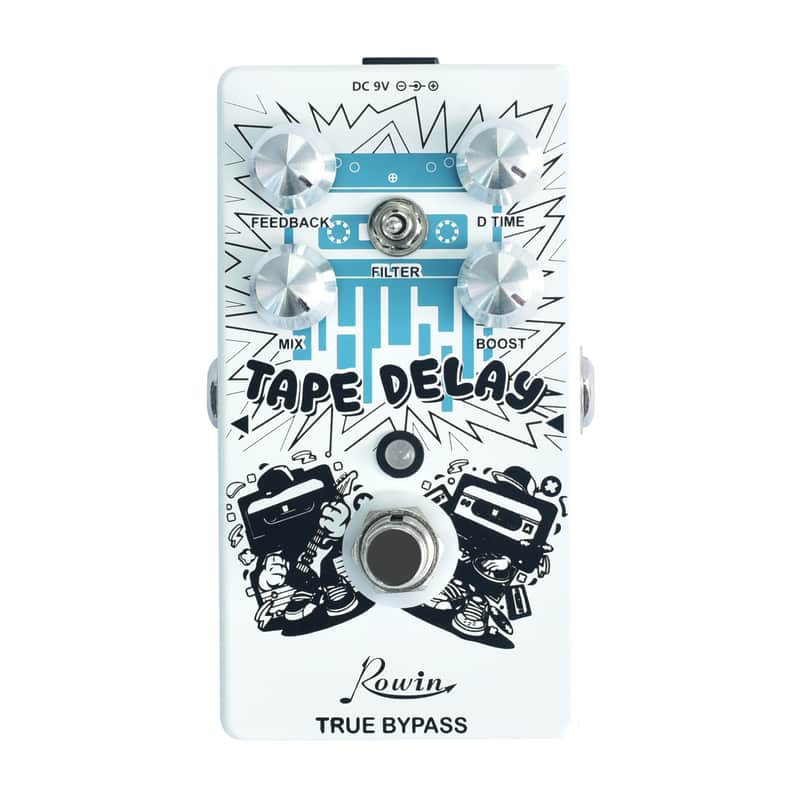 Rowin RE-01 Tape Delay Digital Pedal Combined With The Filter | Reverb