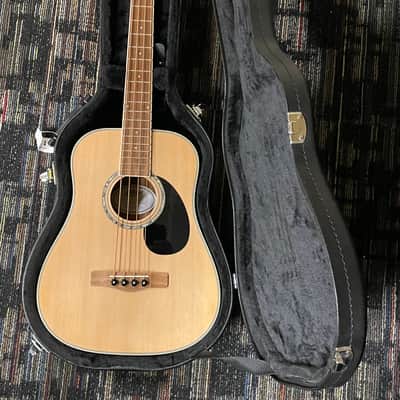 Mitchell Mitchell EZBN Super Short-Scale Acoustic-Electric Bass Guitar - Current Model - Natural image 1