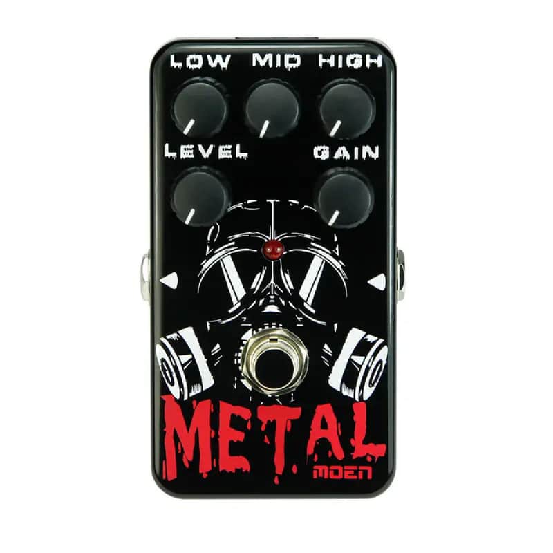 MOEN AM-TM Metal Guitar Effect Pedal, Metal Distortion Level Gain Low Middle High Guitar image 1