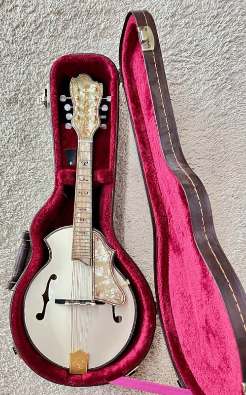 Custom made Mark Franzke Comemmorative Mandolin from 2019 with case #100 Made image 1