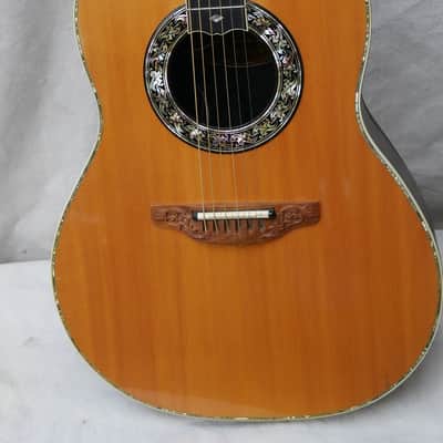 Vintage Late 70's Ovation Guitar 1619-4 Acoustic Electric image 2