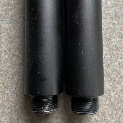 NOS Lot of 2 Desk Stand Risers- Microphone Stand Extension Tube - 3" long image 1