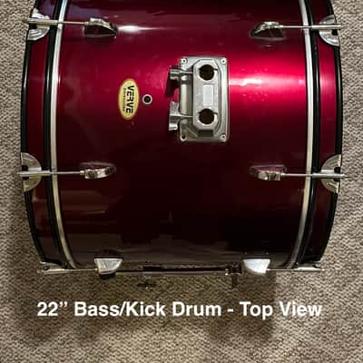 Verve Percussion 4-Piece Shell Pack - Wine Red image 3