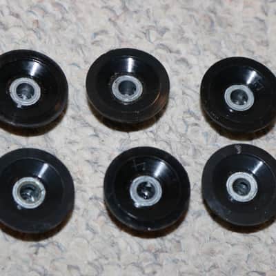 Vintage Original 1960s Fender Blackface Amp Control Knobs - Lot of 6 image 3