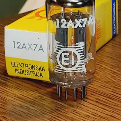 Tube Mazda 12AX7A ECC83 – Plaqué Argent, Appairé, état Neuf Comme NOS
