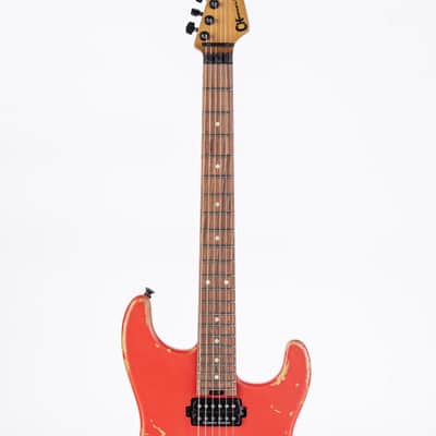 Charvel Pro-Mod Relic San Dimas Style 1 HH FR PF Weathered Orange image 6