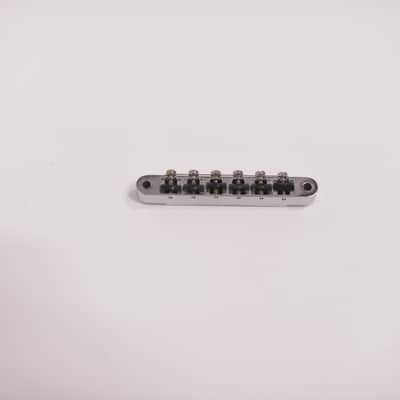 Gibson ABR-1 Tune-O-Matic Bridge with Graph Tech String Saver Saddles Chrome image 3