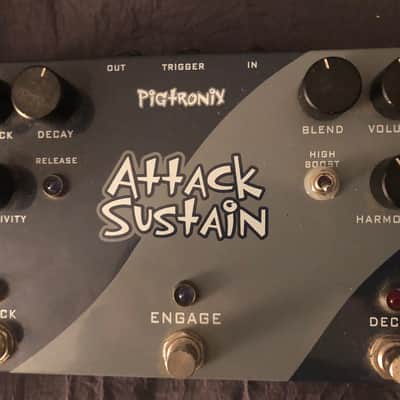 Pigtronix Attack-Sustain  Blue-Gray image 2