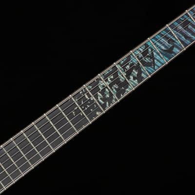 PRS Private Stock 10800 Hollowbody II Piezo Birds of a Feather Aqua Violet Glow (319) image 9