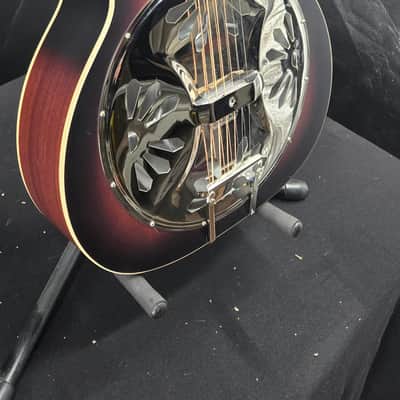 Gretsch G9220 Bobtail™ Round-Neck A.E., Mahogany Body Spider Cone Resonator Guitar, Fishman® Nashville Resonator Pickup, 2-Color Sunburst image 2