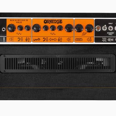 Orange Rockerverb 50 MK III 2-Channel 50-Watt 2x12" Guitar Combo 2014 - Present - Black image 2
