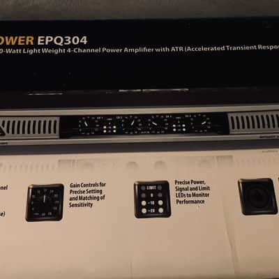 Behringer Europower EPQ304 300-Watt 4-Channel Power Amp 2010s - Standard image 3