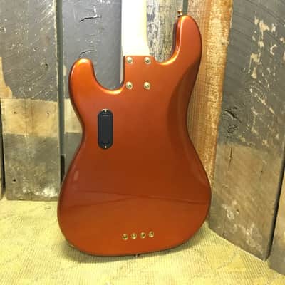 **USED** Bass Mods KQ4 P Bass - Candy Apple Orange image 4