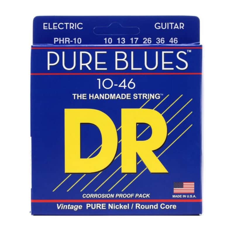 DR PHR-10 Pure Blues Electric Guitar Strings (10-46) image 1