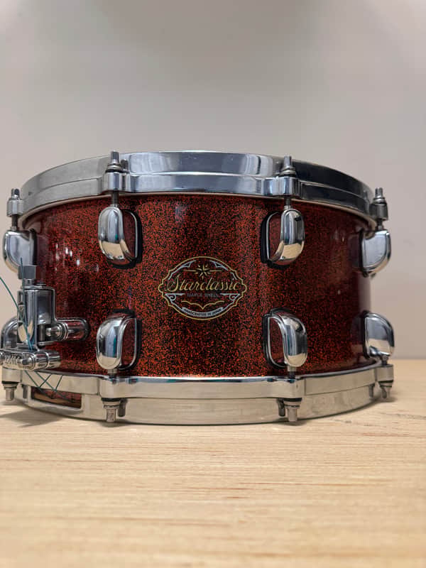 TAMA STARCLASSIC JAPAN (ORANGE SPARKLE) 14X6.5 SNARE DRUM starclassic image 1