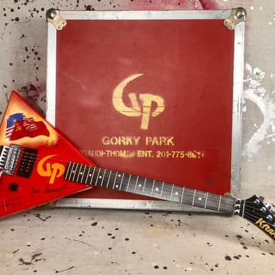 1980's Kramer Gorky Park  Guitar & Original Anvil Tour Case Memorabilia Vintage image 1