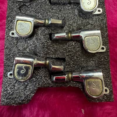 1970s 1980s Schaller 3 x 3 M6 Tuners - Chrome | Vintage Gibson Guild image 2