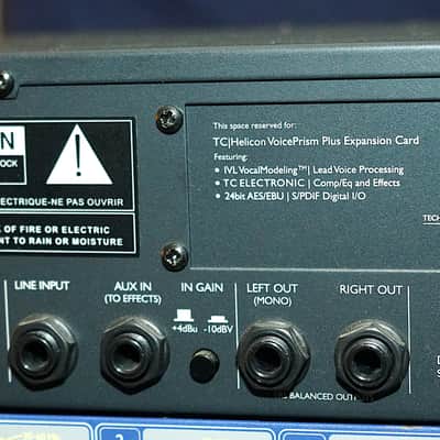 TC-Helicon Voice Prism Vocal and Line Effects Rack Processor Studio or Live Use image 8