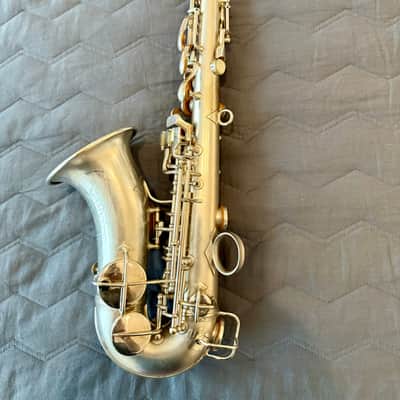 Conn NWII 4M Curved Soprano Silver Deco Engraving Very Rare Overhauled Beautiful image 3