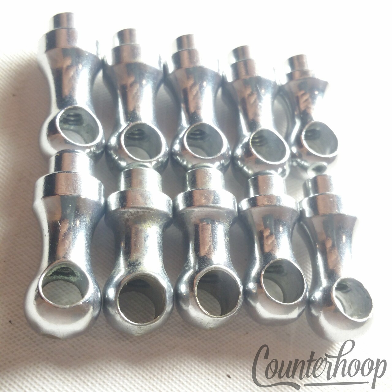 Rogers 10x Single-Tension Snare/Bass Drum T-Rod-Eyelets Chrome Lugs Cleveland,US — main photograph