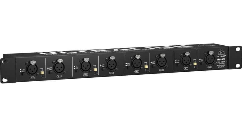 Behringer MS8000 Ultralink 8-Channel Microphone Splitter 2017 - Present - Standard image 1