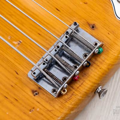 1972 Fender Precision Bass Natural Ash Vintage Bass w/ 1 1/2" Nut Width, Case image 8