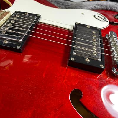 1996 Epiphone Riviera CH - Cherry - Includes OHSC image 8