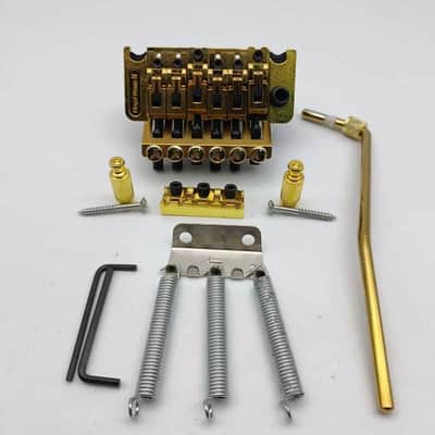Gold Floyd Rose II Guitar Double Locking Bridge Tremolo System image 2
