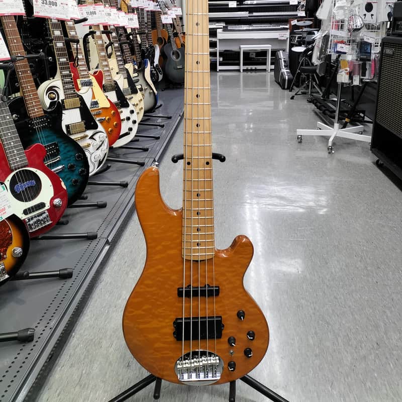 Lakland SL55-94 Deluxe Amber 5-String Amber
