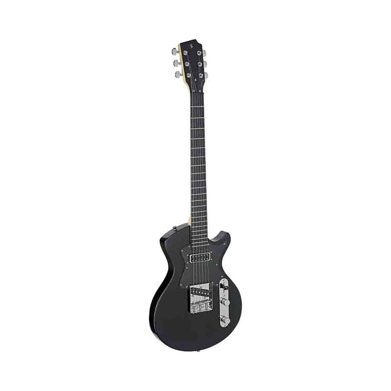 Stagg SVY CST BK Silveray Series Custom Model Solid Alder Body Maple Neck 6-String Electric Guitar image 1