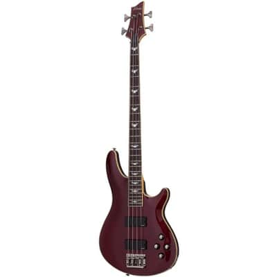 Schecter Omen Extreme-4 String Bass Guitar Rosewood Fretboard Black Cherry imagen 2