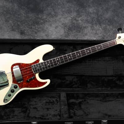 1966 Fender Jazz Bass - Olympic White Refinish image 2