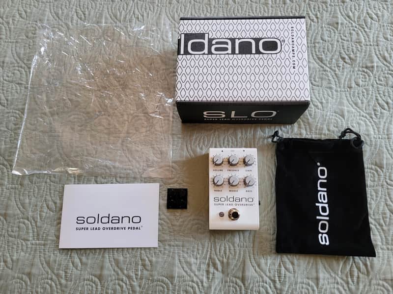 Soldano SLO Pedal 2022 - Present - White *MINT* image 1