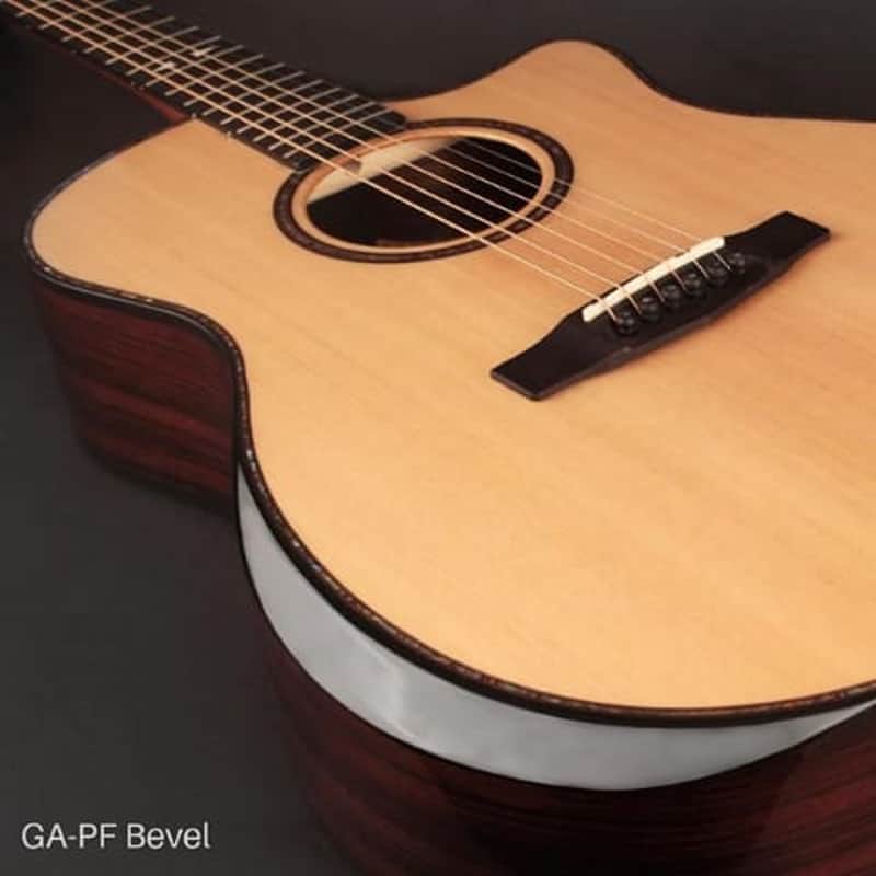 Cort Grand Regal Acoustic Cutaway Guitar w/ Arm Bevel (Pau Ferro) - Natural Glossy image 1