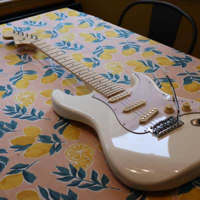 Hendrix reverse neck Stratocaster Olympic white 1 off custom model image 5