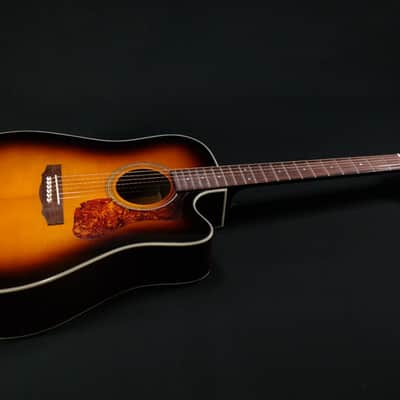 MINT Guild D-140CE ATB - 100 All Solid Dreadnought - Antique Burst Gloss 465 image 4