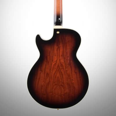 Ibanez Artcore Expressionist AG95QA Hollowbody Electric Guitar, Dark Brown Sunburst image 6