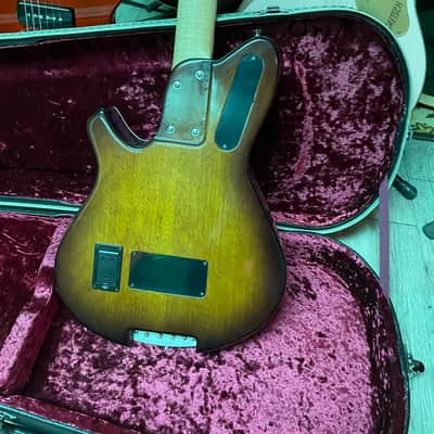 Sonicguitars ac4  acoustic electric hollowbody bass 2023 - Burst image 8