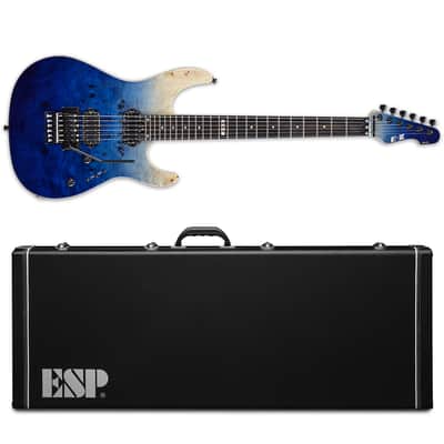 ESP E-II SN-2 Blue Natural Fade Electric Guitar + Hard Case MIJ SN2 SNII SN 2 image 1