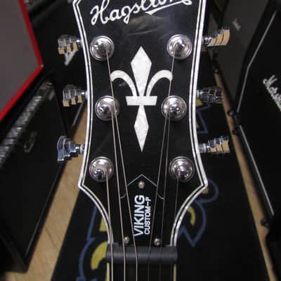 Hagstrom Viking P Miami Blue *Cracked Fingerboard* image 4