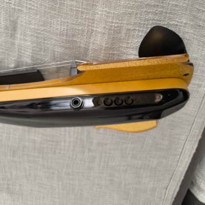 Aurora Gold 4 St Acrylic Electric Violin With LEDs 2019 - Gold image 4