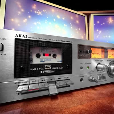 AKAI GXC-706D 🌈RaRe🌈 (1978) Vintage Stereo Cassette Deck image 1