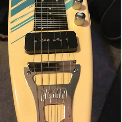Mahalo MLG1 Surfboard Lap Steel Cream image 5