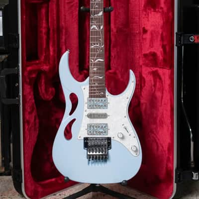 Ibanez PIA3761C Steve Vai Signature Electric Guitar - Blue Powder with Hardshell Case image 21